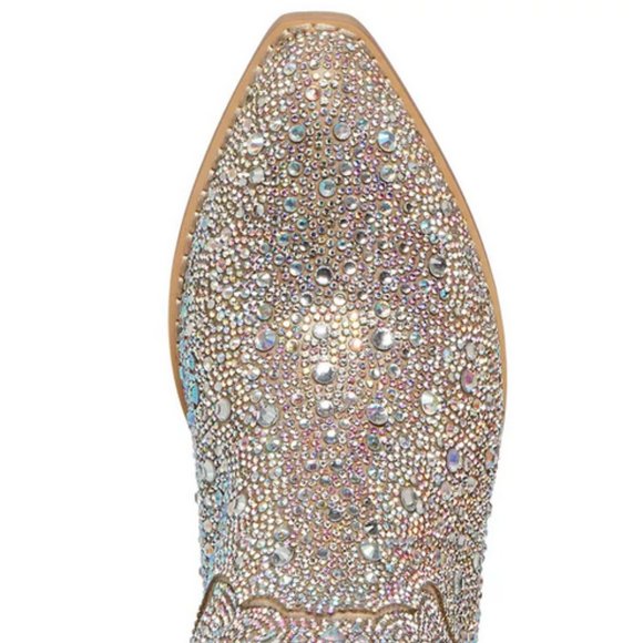 Madden Girl Women's Redford Rhinestone Western Boots ONE PAIR LEFT **LAST PAIR** - Picture 5 of 13